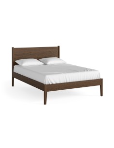 Teramo 4ft6 Panelled Bedframe - Brown 2