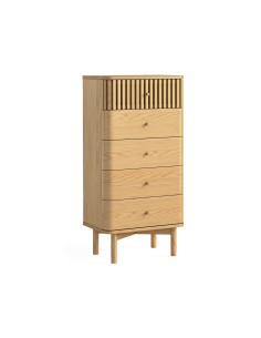 Soho Tallboy Chest - Natural Oak 2