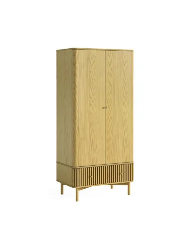 Soho Gents Wardrobe - Natural Oak