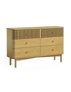 Soho 6 Drawer Chest - Natural OAK