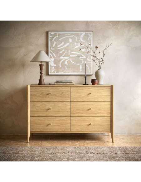 Teramo 6 Drawer Chest - Natural