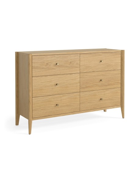 Teramo 6 Drawer Chest - Natural