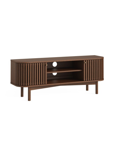 Boardwalk Small TV Unit - Brown Oak