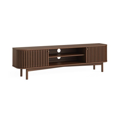 Boardwalk Large TV Unit - Brown Oak
