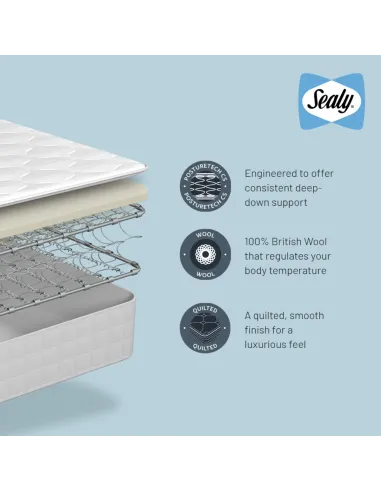 Chester 4FT Sealy Mattress