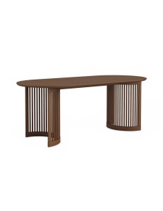 Boardwalk Oval Dining Table - Brown Oak