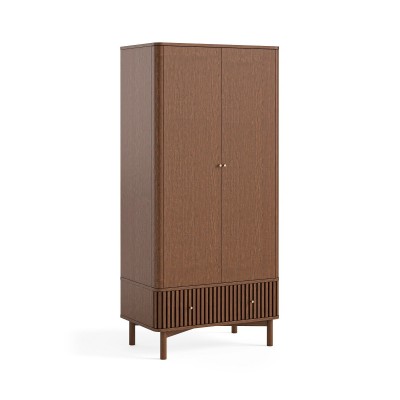Boardwalk Gents Wardrobe - Brown Oak