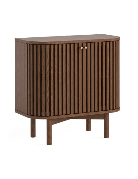 Boardwalk Cupboard - Brown Oak