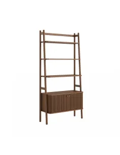 Boardwalk Bookcase - Brown Oak