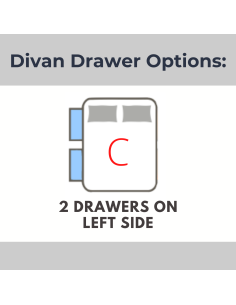 Natural Sleep 2 Drawers Left Side