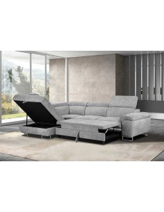 Roma LHF Corner Sofa - Grey 2