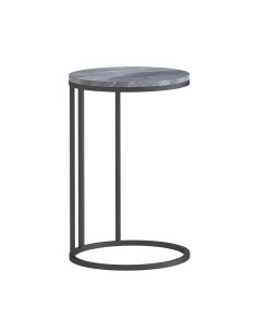 Livia C Side Table - Grey Base/Grey Marble