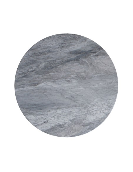 Livia C Side Table - Gold Base/Grey Marble