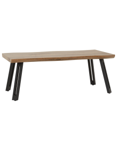 Quebec Wave Edge Coffee Table - Medium Oak Effect 2