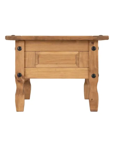 Corona 1 Drawer Coffee Table - Distressed Waxed Pine