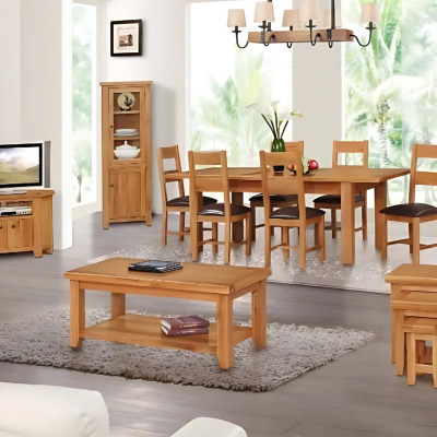 Lancaster Coffee Table - Solid Oak
