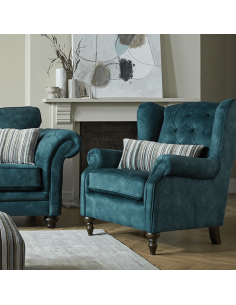 Charles Fixed Wing Back Armchair