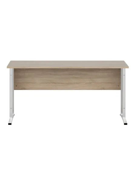 Office Line 1.6m Desk - Sonoma Oak
