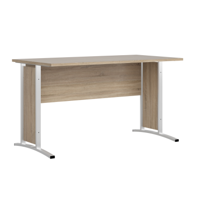 Office Line 1.6m Desk - Sonoma Oak