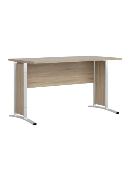 Office Line 1.6m Desk - Sonoma Oak