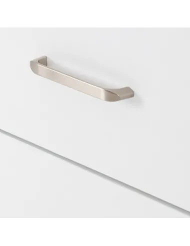 Portland 2 Drawer Bedside Locker - White/Oak Effect