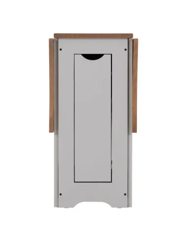 Santos Butterfly Dining Set (x4 Chairs) - Grey Slate/Distressed Waxed Pine