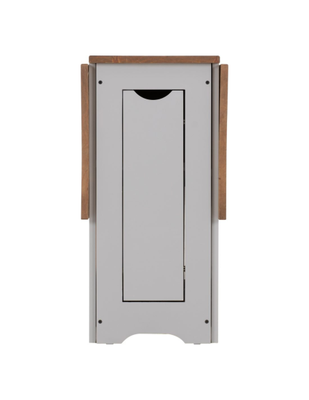 Santos Butterfly Dining Set (x4 Chairs) - Grey Slate/Distressed Waxed Pine