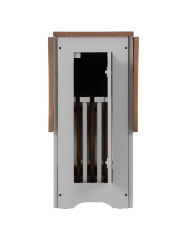 Santos Butterfly Dining Set (x4 Chairs) - Grey Slate/Distressed Waxed Pine