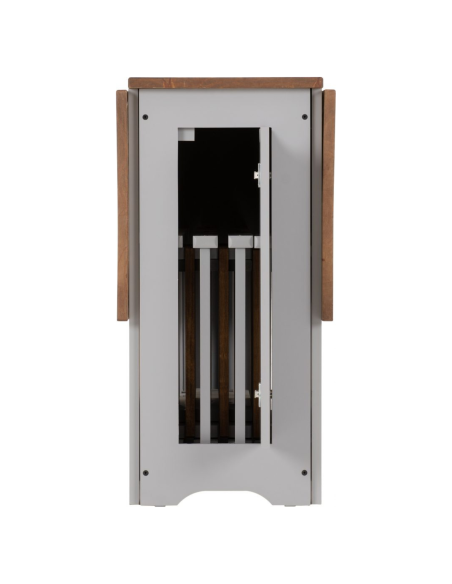 Santos Butterfly Dining Set (x4 Chairs) - Grey Slate/Distressed Waxed Pine