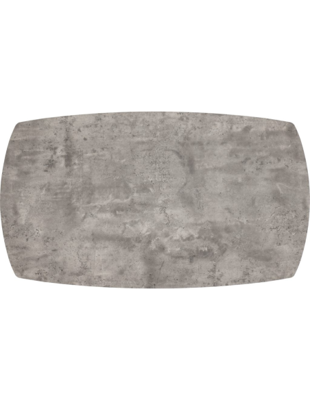 Athens Rectangular Table Dining Table - Concrete Effect