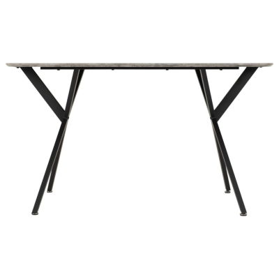 Athens Rectangular Table Dining Table - Concrete Effect