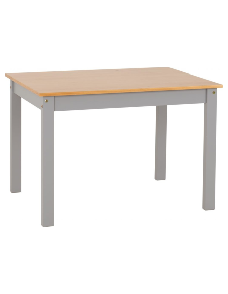 Ludlow 1+4 Dining Set - Grey/Oak Effect