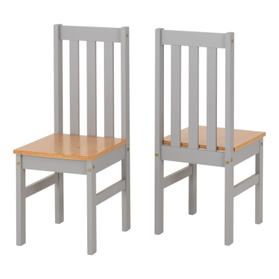 Ludlow 1+4 Dining Set - Grey/Oak Effect