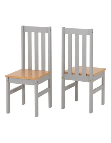 Ludlow 1+4 Dining Set - Grey/Oak Effect