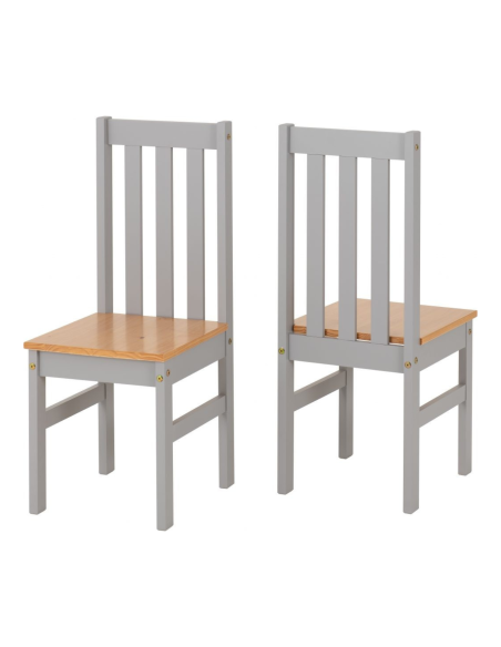 Ludlow 1+4 Dining Set - Grey/Oak Effect