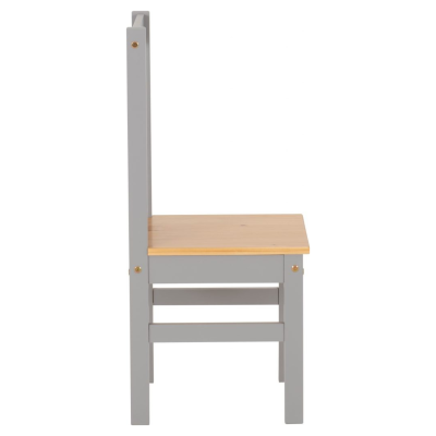 Ludlow 1+4 Dining Set - Grey/Oak Effect