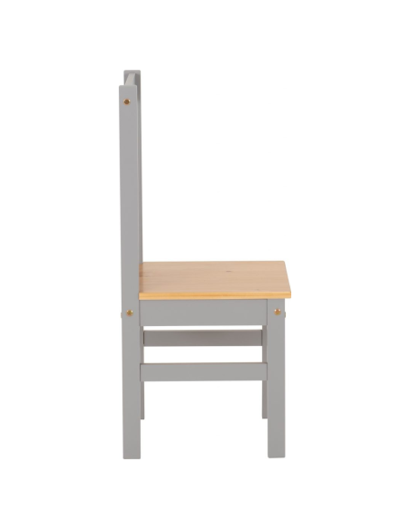 Ludlow 1+4 Dining Set - Grey/Oak Effect