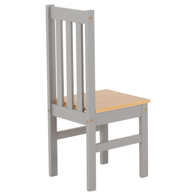 Ludlow 1+4 Dining Set - Grey/Oak Effect