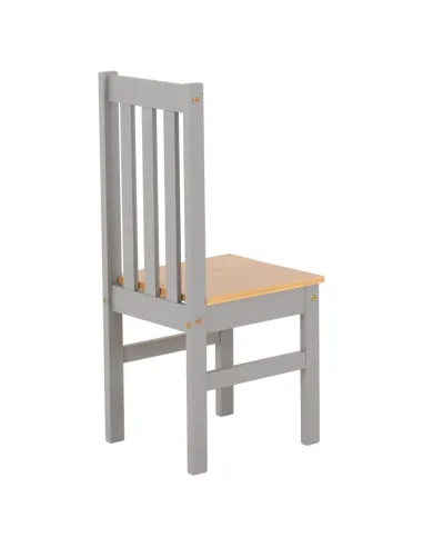 Ludlow 1+4 Dining Set - Grey/Oak Effect