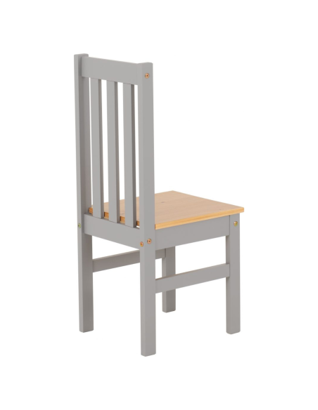 Ludlow 1+4 Dining Set - Grey/Oak Effect