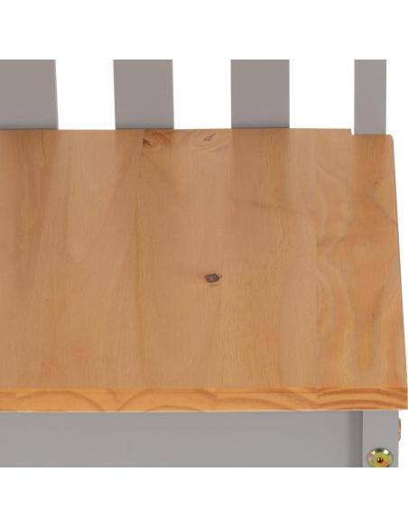 Ludlow 1+4 Dining Set - Grey/Oak Effect