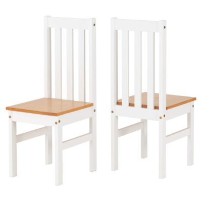 Ludlow 1+6 Dining Set - White/Oak Effect