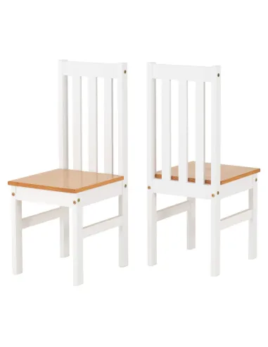 Ludlow 1+6 Dining Set - White/Oak Effect