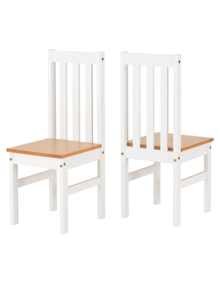 Ludlow 1+6 Dining Set - White/Oak Effect