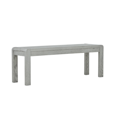 Tulip Dining Bench - Grey Stain Oak
