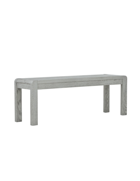 Tulip Dining Bench - Grey Stain Oak