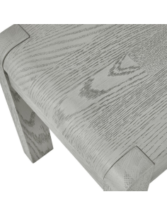 Tulip Dining Bench - Grey Stain Oak 2