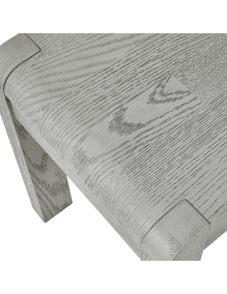 Tulip Dining Bench - Grey Stain Oak