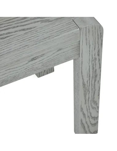 Tulip Dining Bench - Grey Stain Oak