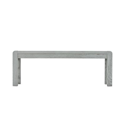 Tulip Dining Bench - Grey Stain Oak